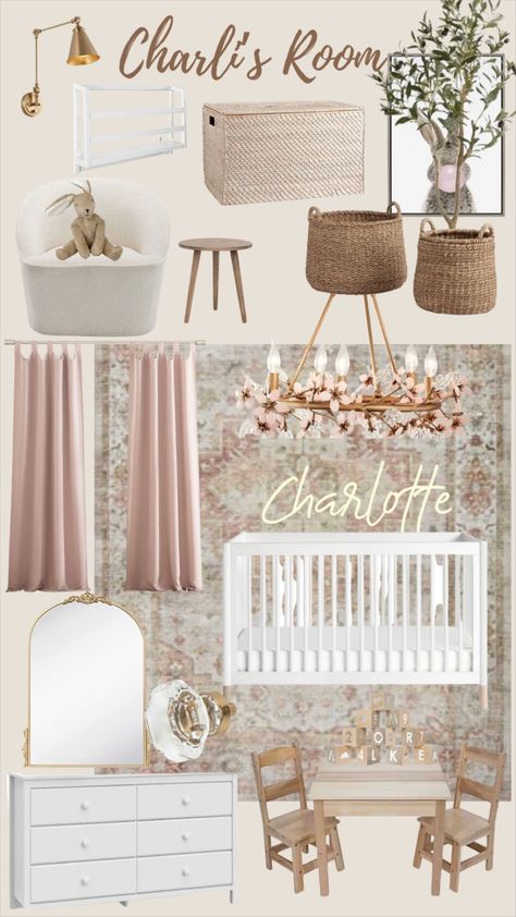 Loloi II Heidi Collection HEI-02 … curated on LTK High End Nursery Design, Boho Chic Chandelier, Babygirl Nursery Decor, Boho Glam Nursery, Nursey Girls Room, Boujee Nursery, Elegant Toddler Girl Room, Dreamy Nursery Girl, Vintage Glam Nursery