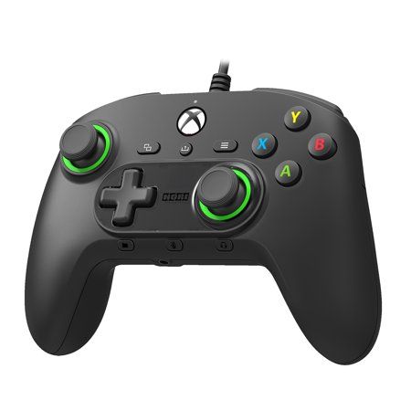 Engineered to open the doors of the visual world of XBOX gaming, whilst allowing you to play the way you want, this customizable HORI-PAD pro is a perfect addition to your gaming gadgets. It is finely tuned to analyses the sensitivity of LR trigger and analog sticks. This wired XBOX One game controller lets you adjust the vibration feedback for triggers. It includes assignable buttons that make the remote control suitable for a variety of gaming environments. The XBOX console controller offers t