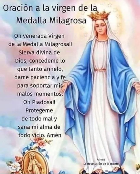 Rosary Prayers Catholic, Catholic Prayers In Spanish, Catholic Prayers Daily, Spanish Prayers, Prayer Images, Catholic Pictures, Morning Prayer Quotes, Jesus And Mary Pictures, Spiritual Prayers