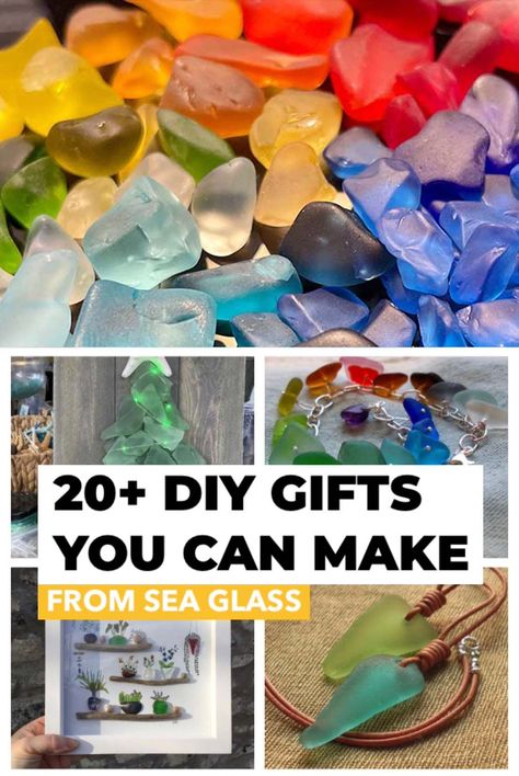 Sea Glass Art Diy How To Make, Seaglass Suncatcher Diy, Sea Glass Gifts Diy, Seaglass Bracelet Diy, Diy Beach Glass Crafts, Make Sea Glass Diy, Making Sea Glass Jewelry, River Glass Crafts, What To Make With Sea Glass Ideas