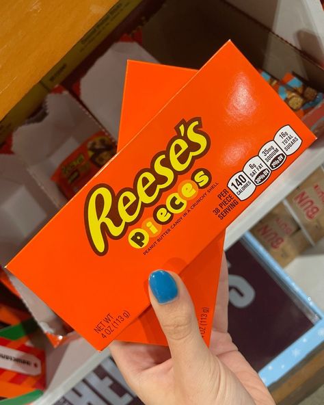 Not to brag or anything... but we added Reese's Pieces to our inventory- YUMMM!!! Come get these theater boxes of peanut butter and chocolate goodness today! Just don't leave them in the car too long- they may melt in this heat! #reesepieces #newitem #theaterbox #reese Reeces Pieces, Reese's Pieces, Peanut Butter Candy, Peanut Butter And Chocolate, This Heat, Reeses Peanut Butter, Don't Leave, Small Room, Chocolate Gifts