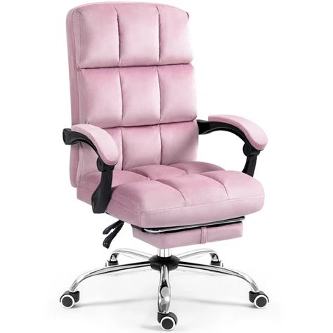 Velvet Executive Chair With Footrest Recliner Office Chair, Velvet Recliner, Desk Chair Comfy, Velvet Office Chair, Reclining Office Chair, Chair With Footrest, Attention Seeking, Executive Chair, Ergonomic Office Chair