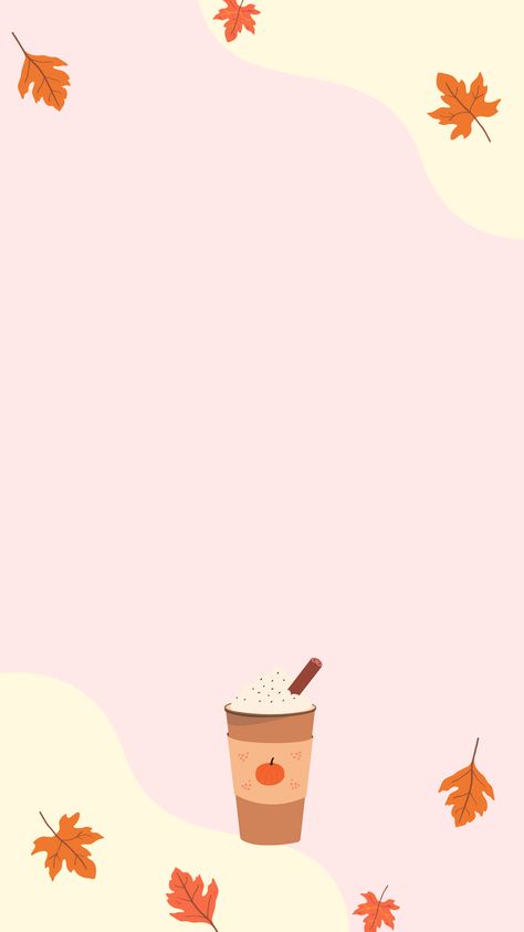 Pumpkin Spice Latte Wallpaper, Pumpkin Pie Wallpaper, Pumpkin Spice Wallpaper, Instagram Story Wallpaper, Latte Wallpaper, Winter Wallpapers, Story Wallpaper, Instagram Branding Design, Fall Wallpapers