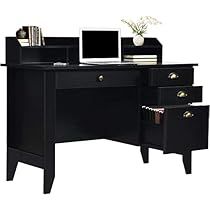 Computer Desk With Drawers, Desk With File Drawer, Computer Desk With Shelves, Wood Office Desk, White Desk Office, Student Home, Mdf Panel, Home Office Computer Desk, Desks For Small Spaces