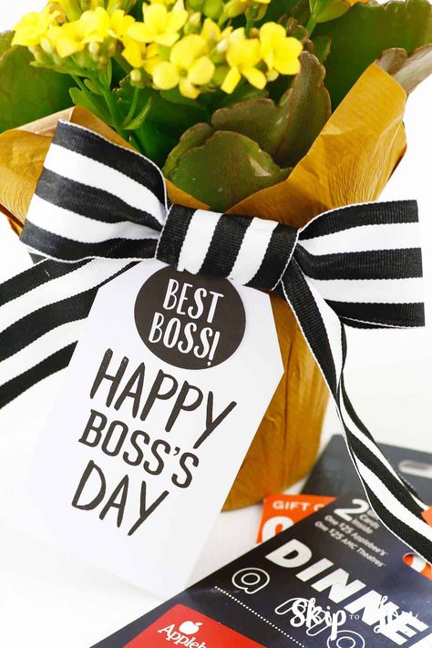 Celebrate National Boss's Day like a BOSS | Skip To My Lou Boss Gifts Diy, Boss Day Gift Ideas, Bosses Day Cards, Best Boss Gifts, Happy Boss, Happy Boss's Day, Boss Gifts, Boss Day, Dinner Gifts