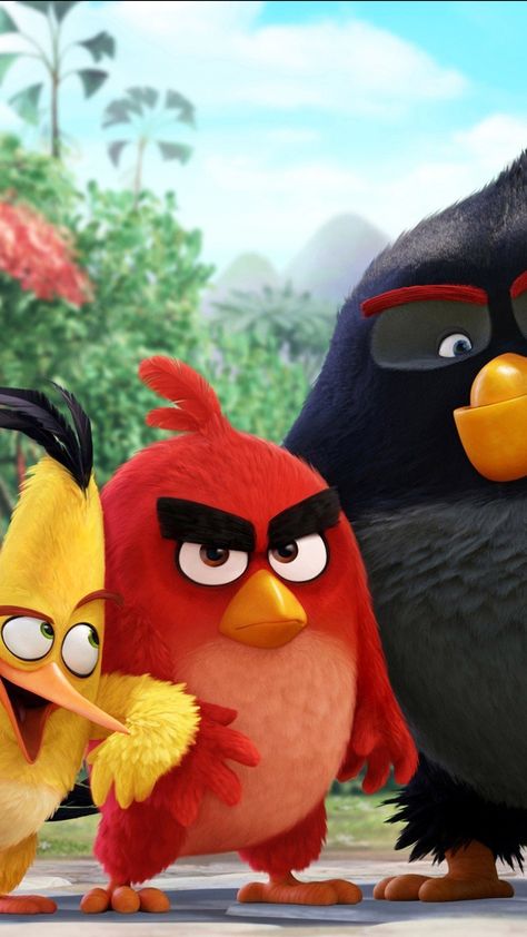 Angry Birds Movie Characters, Angry Birds 2 Game, Angry Bird Pictures, All Angry Birds, Angry Wallpapers, Angry Birds Characters, Birds Movie, Birds Wallpaper, Angry Birds Movie