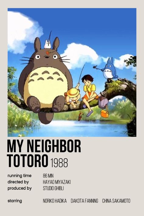 minimalist poster | studio ghibli | edit Studio Ghibli Wallpaper Totoro, Totoro Poster, Studio Ghibli Films, Studio Ghibli Poster, Film Vintage, Anime Suggestions, Film Posters Minimalist, Ghibli Artwork, Poster Anime