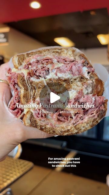 𝐉𝐞𝐧 ╱Arizona Food + Travel on Instagram: "🥪 Amazing Pastrami Sandwiches 

Can be found at this New York style deli in Phoenix. NY Slicers Deli is owned by three sisters (from New York) and they’re serving up delicious sandwiches, including the hot NY Rachel sandwich which comes with pastrami, Swiss, coleslaw, Russian dressing on marble rye. 🤌🏻 It’s perfection. It gets packed during lunch hours so make sure to get there early! 

🥪: @slicersny 
📍: 835 N 43rd Ave, Phoenix, AZ 85009

#pastramisandwich #newyorkdeli #italiansandwich #delisandwich" Rachel Sandwich, Arizona Food, Pastrami Sandwich, Russian Dressing, Italian Sandwich, Deli Sandwiches, Lunch Hour, Delicious Sandwiches, Three Sisters