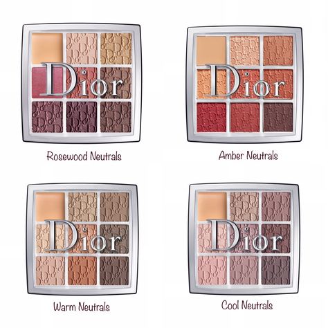 Dior Beauty Eyeshadow, Best Eye Palettes, Dior Eyeshadow Palette Cool Neutrals, Dior Cool Neutrals Palette, Dior Palette Eyeshadows, Dior Backstage Eyeshadow Palette, Sephora Palette, Dior Backstage Eye Palette, Luxury Eyeshadow Palette