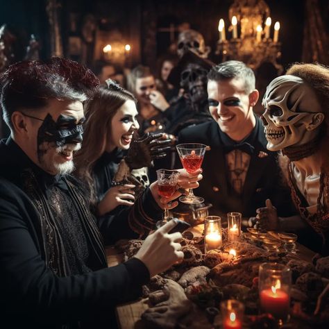 Adult Halloween Party Ideas: Spooky and Fun Ways to Celebrate - Oh La De Spooky Masquerade Party, Halloween Bonfire Party, Adult Halloween Party Ideas, Halloween Masquerade Party, Bonfire Party, Halloween Party Ideas, Adult Halloween Party, Special Halloween, Halloween Masquerade