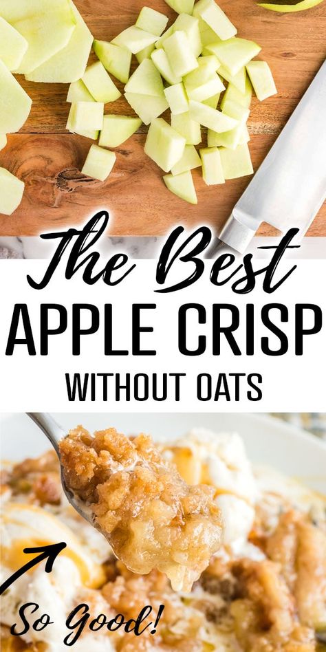 Granny Smith Apples Recipes, Pie Night, Apple Crisp No Oats, Apple Crisp Without Oats, Apple Crisp Pie, Apple Crisp Cheesecake, Best Apple Crisp, Easy Apple Crisp Recipe, Oat Recipes Healthy