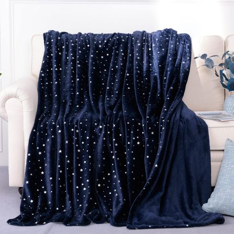 PRICES MAY VARY. ⭐️Premium Fleece Blanket: The star blanket is made from 100% high-quality polyester fibre. Bring extra soft and comfort for an afternoon nap with 280 GSM Fleece, tightly stitching edges and strong seams make your warm blanket more durable. ⭐️Versatile Usage Scenarios: Our lightwight and warmth blanket is suitable for ALL-SEASON. Use while reading, watching TV, reading or sleeping. Four sizes are available to meet the requirements of different scenarios. Perfect for Indoor and ou Sky Blanket, Space Blanket, Oversized Throw Blanket, Blue Throw Blanket, Star Blanket, Cute Blankets, Chunky Knit Throw, Dreams Beds, Unique Blankets