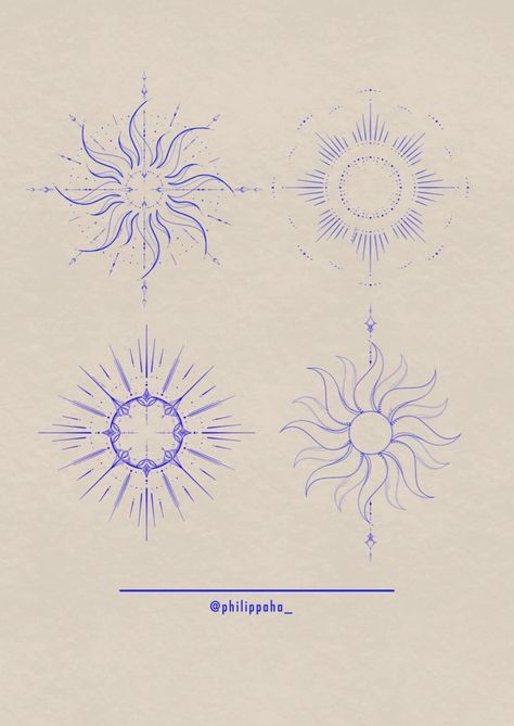 Sun Tattoo Designs, Small Pretty Tattoos, Sun Tattoos, Line Art Tattoos, Discreet Tattoos, Sun Tattoo, Subtle Tattoos, 캐릭터 드로잉, Elegant Tattoos