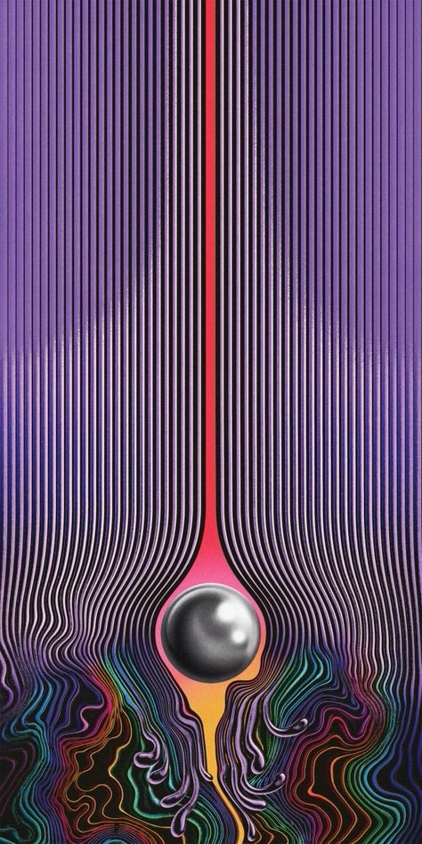 Líneas verticales que se deforman al final, creando sensación de orden y desorden al mismo tiempo. Dark Academia Aesthetic Wallpaper, Kevin Parker, Backgrounds For Your Phone, Cover Wallpaper, Trippy Wallpaper, Tame Impala, Iphone Wallpaper Images, Soyut Sanat Tabloları, Wallpaper Tumblr