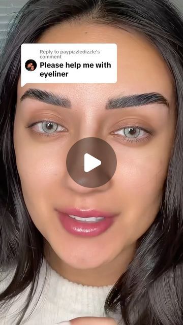 Blue Eyes White Eyeliner, Top Waterline Eyeliner, Double Flick Eyeliner, How To Do Eyeliner For Round Eyes, How To Keep Eyeliner On Waterline, How To Apply Liner, Top Eyeliner How To Apply, Eye Lining For Beginners Pencil, Easiest Way To Do Winged Eyeliner