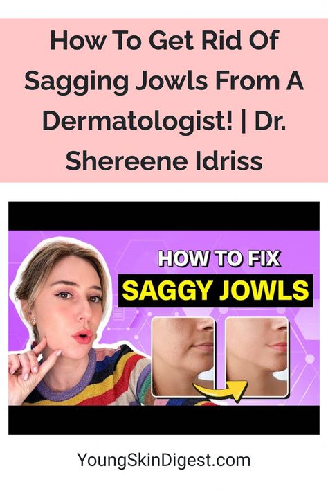 Discover the secret to banish sagging jowls naturally! Watch this incredible video featuring renowned dermatologist, Dr. Shereene Idriss. Jowl Exercises, Shereene Idriss, Saggy Face, Skin Tightening Essential Oil, Sagging Jowls, Sagging Cheeks, Sagging Face, Facial Exercise, Dermatologist Doctor