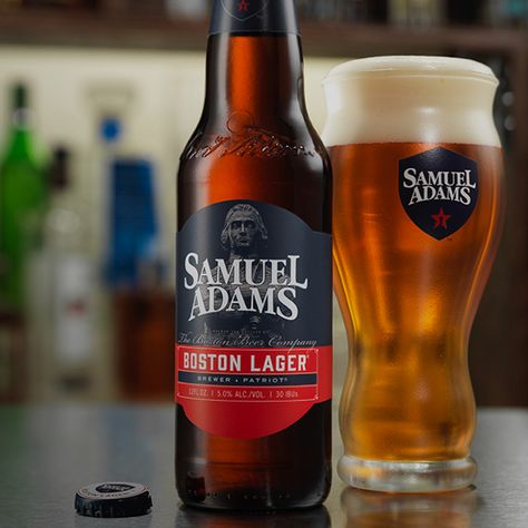 Samuel Adams Boston Lager Samuel Adams Beer, Craft Beer Packaging, Irish Drinks, Graphics Board, Sam Adams, British Beer, Specialty Beer, I Like Beer, 19th Hole