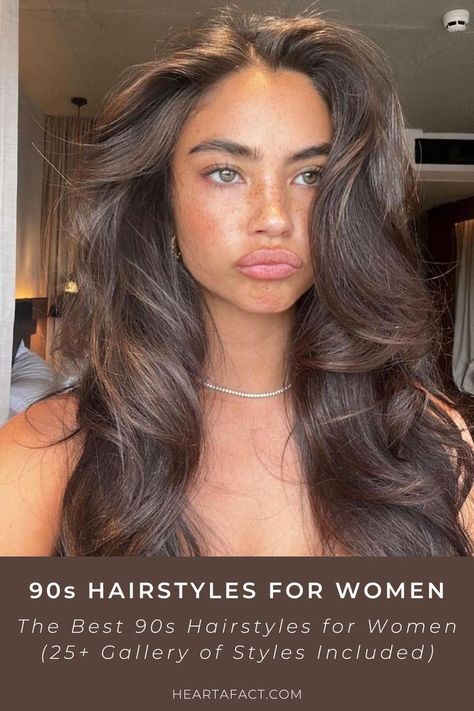 The Best 90s Hairstyles for Women (25+ Gallery of Styles Included) | Top Easy & Cute 90s Hairstyles: Retro Looks for Modern Women No Make Up Make Up Look, Alis Mata, Cabello Afro Natural, Dag Make Up, Elegantes Makeup, Kadeřnické Trendy, Flot Makeup, Thick Brows, Vlasové Trendy