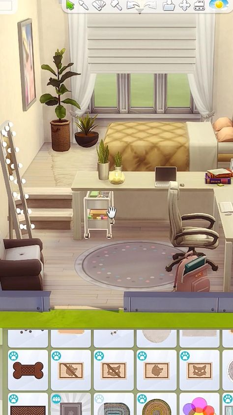 Sims 4 Interior Design, Sims 4 Interior Design Ideas, Sims 4 Interior, Sims 4 Loft, Sims Lots, Casas The Sims Freeplay, Sims 4 Houses Layout, Lotes The Sims 4, Optical Illusion Tattoos