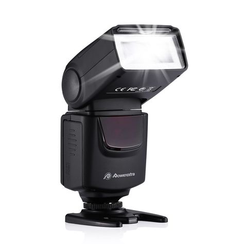 Powerextra Professional DF-400 Speedlite Camera Flash for Canon Nikon Pentax Samsung Fujifilm Olympus Panasonic Sigma Minolta Leica Ricoh DSLR Cameras and Digital Cameras with Single-Contact Hotshoe Best Camera For Photography, Olympus Camera, Camera Flashes, Best Digital Camera, Camera World, Nikon D3200, Photographer Camera, Dslr Cameras, Camera Bags