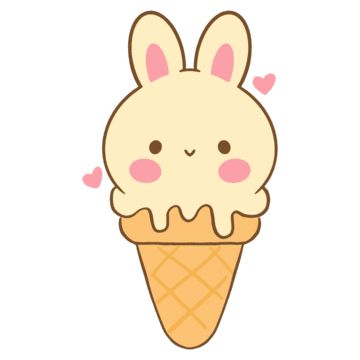 Cute Drawings Ice Cream, Aesthetic Ice Cream Drawing, Foods Drawing Cute, Cute Ice Cream Cone Illustration, Cone Ice Cream Drawing, Cute Ice Cream Illustration, Cute Food Drawings Kawaii Sweets, Cute Drawings Summer, Cute Cartoon Food Drawings