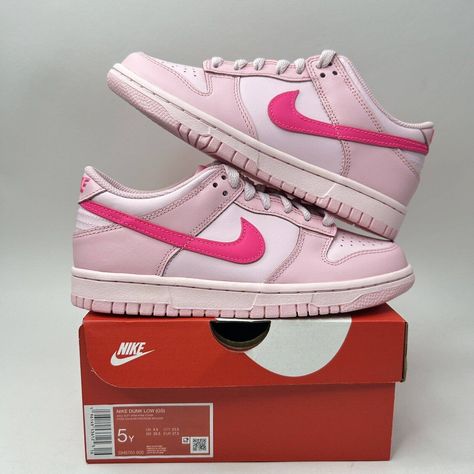 Nike Dunk Low Gs “Triple Pink/Pink Panther” Dh9765-600 New. This Pair Is Brand New With Box! They Are A A 5 In Youth, Which Is Equivalent To A Women’s 6.5! Please Check All Photos Before Purchasing! All Sales Are Final! No Refunds Or Returns! If You Have Any Questions About Sizing Feel Free To Send Me A Message! I Am Not Responsible For Factory Flaws On Mass Produced Pairs! All Items Ship The Day After Purchase Priority Mail & Double Boxed Unless The Order Is Placed On A Saturday! All Sales Are Nike Shocks, Nike Kicks, Nike Air Max Thea, Pink Panther, Womens Training Shoes, Nike Air Max For Women, Nike Air Huarache, Nike Flex, Nike Air Max 95