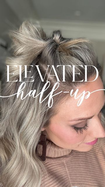 Mandy✨Easy Beauty | Affordable Fashion on Instagram: "A step-up from the basic topsy tail❣️ (Getting BLONDER tomorrow and I can’t wait! Woohoo!!) #hairreels #reelhair #finehair #finehairstyles #finehairproblems #easyhair #hair #hairstyles #haircut #haircolor #thinhair #thinhairstyles #hairinspo #hairoftheday #halfuphair #beauty #makeup #hairideas #hairvideo #hairtopper #roottouchup #hiddencrown #alternativehair" Topsy Tail Half Up, Half Up Topsy Tail Hairstyles, Topsy Turvy Hairstyles, Topsy Tail Hairstyles, Topsy Tail, Medium Length Hair With Layers, Fuller Hair, Alternative Hair, Hair Toppers