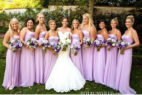 Bridesmaids:: Lilac Bridesmaid, Lavender Bridesmaid, Lilac Bridesmaid Dresses, Purple Bridesmaids, Purple Dresses, Wedding Wishes, Fairytale Wedding, Purple Wedding, Trendy Wedding