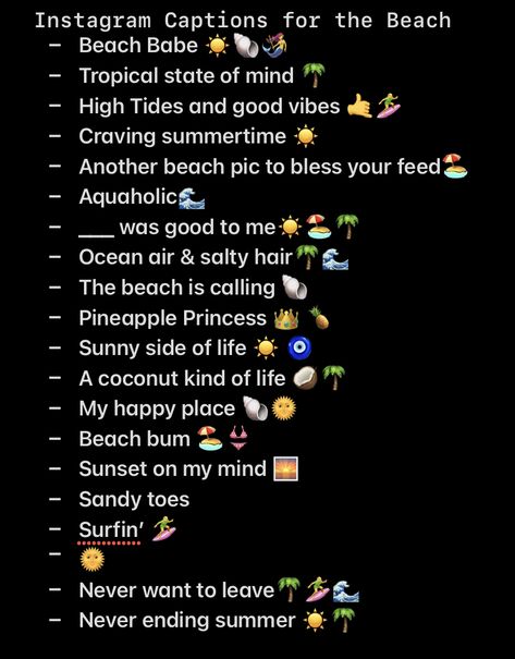 Instagram captions for the beach Quote On Beach, Qoutes About Beaches, Beachy Quotes Instagram, Beaches Quotes Instagram, Beach Aesthetic Quotes Short, Outer Banks Captions For Instagram, Beach Aesthetic Ideas, Beach Holiday Captions, Cute Beach Quotes Instagram