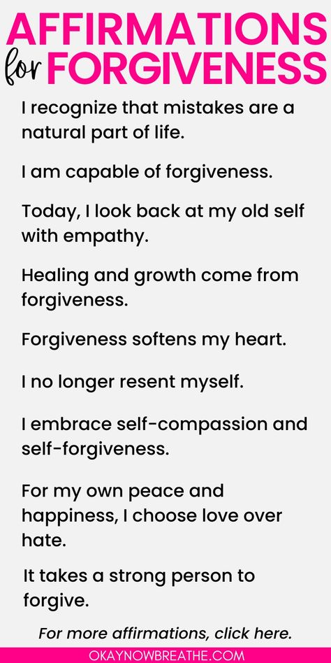 Forgive Myself Affirmations, How To Write A Forgiveness Letter To Yourself, Forgiving Yourself Affirmations, Forgiving Myself Affirmations, I Forgive Myself Affirmations, On Forgiveness, Forgiveness Affirmations For Others, Forgive Affirmations, How Do I Forgive Myself