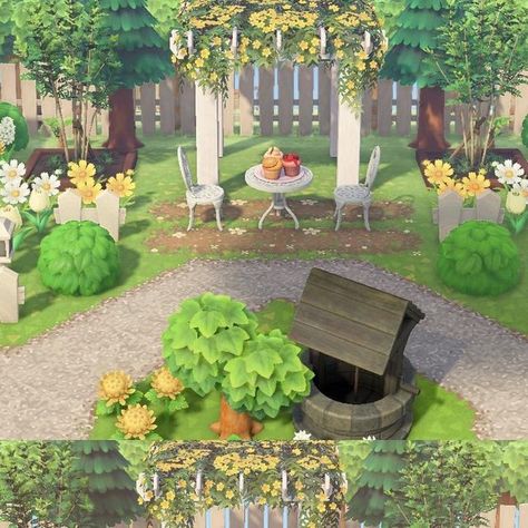 Mandy on Instagram: "How cute is Dotty💛🍃 
~ Small neighborhood for Dotty and Maddie🌼

My Partners🐝 
@theoakling 
@bluebell_island 
@ciphersalm 
@oakbrewster 
@brownsugarsprout 
@idle.lands.acnh 
@yuki_animalcrossing 
@mko_ac 

#acnh#animalcrossing#animalcrossingnewhorizons#acnhaesthetic#acnhcommunity#acnhinspo#acnhisland#acnhspringcore#acnhvillager#acnhneighborhood#cozygamjng#gaming#nintendo#nintendoswitch" Acnh Mint Yard Guide, Fauna Acnh Yard, Sherb Acnh Yard, Acnh Daisy Yard, Acnh Pekoe Yard, Cute Acnh Builds, Acnh Villager Neighborhood Ideas, Acnh Castle Garden, Simple Acnh Builds