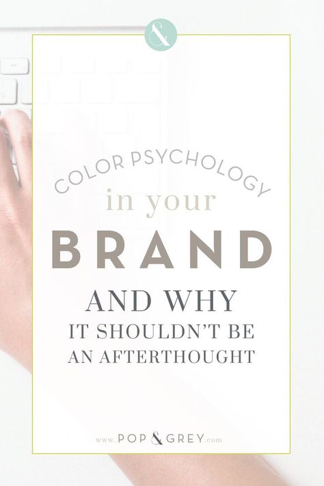 Color psychology in your brand and why it shouldn't be an afterthought  #branding #marketing #color #colorpsychology Business Branding Design, Branding 101, Branding Ideas, Brand Color Palette, Blog Logo, Entrepreneur Inspiration, Branding Marketing, Branding Your Business, Blog Branding