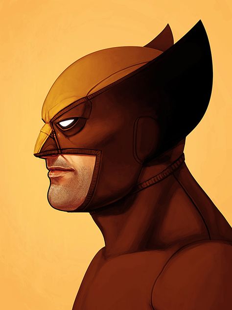 Mike Mitchell x Marvel x Mondo Mondo Posters, Mike Mitchell, Wolverine Logan, Cuadros Star Wars, Wolverine Marvel, Marvel Posters, Bd Comics, Marvel X, Batwoman