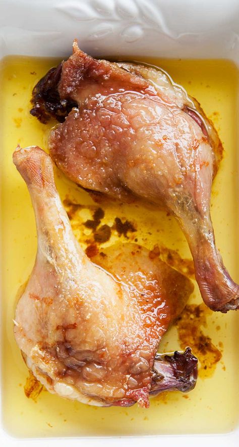 Duck Leg Recipes, Duck Confit Recipe, Confit Recipes, Tender Meat, Duck Confit, Classic French Dishes, Roast Duck, Duck Recipes, French Dishes