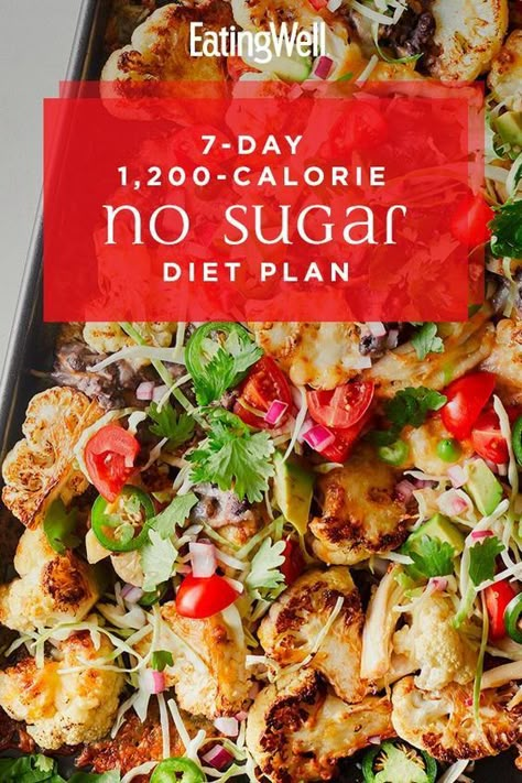 No Sugar Diet Plan, Sugar Free Diet Plan, Sugar Diet Plan, Eating Well Recipes, Sugar Free Diet, Sugar Diet, No Sugar Diet, 1200 Calorie, Makanan Diet