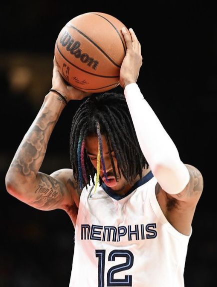 Pin by ꧁༒•Lყԃ •༒꧂ on Ja Morant in 2022 | Nba pictures, Ball aesthetic, Basketball players Men Dread Styles, Ja Morant Style, Ball Aesthetic, Mens Hair Colour, Dreadlock Hairstyles For Men, Nba Fashion, Basketball Photography, Nba Pictures, Dread Hairstyles