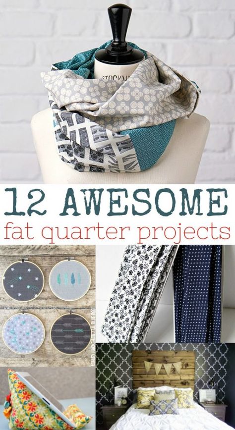 If you're feeling crafty, Fat Quarters could be the perfect pathway to greatness! But what are Fat Quarters exactly, and what can you do with them? Fat Quarter Sewing Projects, Fat Quarter Projects, Beginner Sewing Projects Easy, Leftover Fabric, Fabric Baskets, Sewing Projects For Beginners, Sewing Skills, Love Sewing, Sewing For Beginners