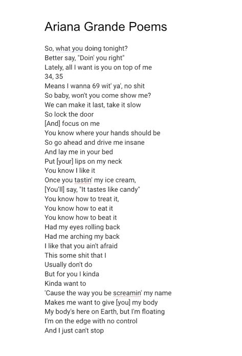 Ariana Grande lyrics Fantasize Ariana Grande Lyrics, Ariana Grande Lyrics Captions, Ariana Grande Lyric Tattoos, Ariana Grande Quotes Lyrics, Ariana Grande Songs Lyrics, Song Lyric Tattoos, Ariana Grande Quotes, Ariana Grande Lyrics, Lyric Poem