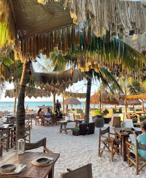 Hotel Casa Las Tortugas Holbox (@casalastortugas) • Instagram photos and videos Beach Restaurant Ideas, Grilled Menu, Landscape Restaurant, Instagram Cocktails, Cruise Ships Interior, Cocktail Bar Design, Outdoor Tiki Bar, Cocktail Beach, Nightclub Design