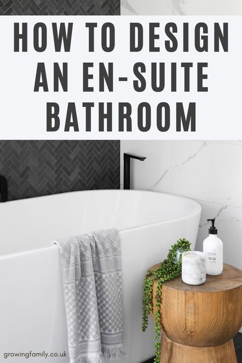 Ensuite Bathroom Dressing Room Ideas, Bedroom En Suite Layout, Large En Suite Bathroom Ideas, En Suite Bathroom Ideas, En Suite Ideas, En Suite Shower Room Double Sink, Bathroom Suites Uk, Modern Ensuite, Bedroom Ensuite