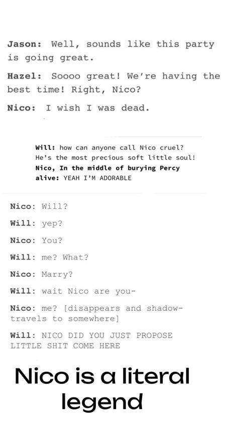 #nicodiangelo #headcanon #willsolace #hazellevesque #jasongrace #percyjackson Solangelo Headcanons, Percy And Nico, Percy Jackson Fanfic, Percy Jackson Comics, Greek Memes, Percy Jackson Ships, Percy Jackson Head Canon, Percy Jackson Cast, Percy Jackson Quotes