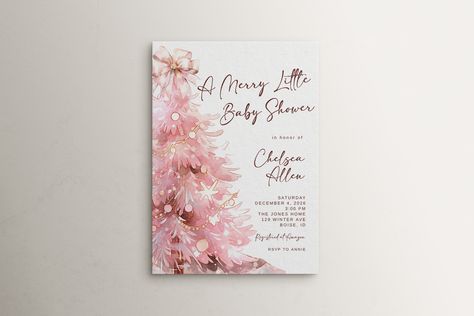 Winter Shower, Christmas Baby Shower, Baby It's Cold Outside, Invitation Baby Shower, Baby Shower Invite, It's Cold Outside, Baby On The Way, Merry Little Christmas, Cold Outside