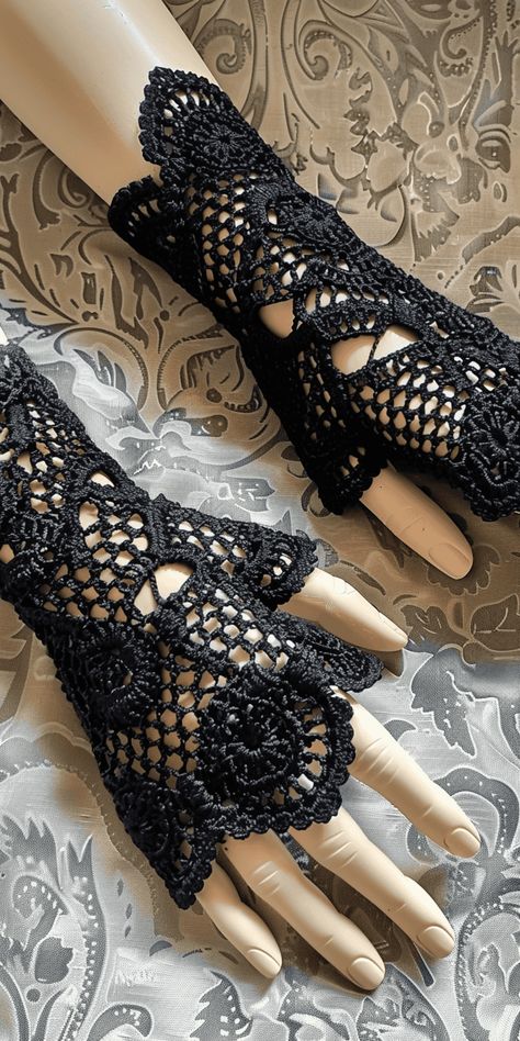 Transform Your Crochet Skills with Victorian Gloves Crochet Lace Gloves Pattern, Crochet Fishnet Gloves Free Pattern, Lacy Fingerless Gloves Crochet Pattern, Fingerless Gloves Crochet Pattern Free, Crochet Lace Gloves Free Pattern, Beautiful Crochet Patterns, Victorian Crochet Patterns Free, Crochet Gauntlets, Lace Crochet Pattern Free