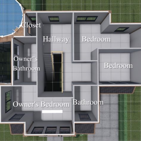 Modern Bloxburg Home Layout, Modern Blocksburg House Layout, Bloxburg House Ideas 1 Floor Layout Big, Bloxburg Rp House Layout, Bloxburg Modern Layout, Bloxburg Villa Layout, Blockburg House Layouts 2 Floors, House Layouts One Floor, Bloxburg House 2 Floor Layout