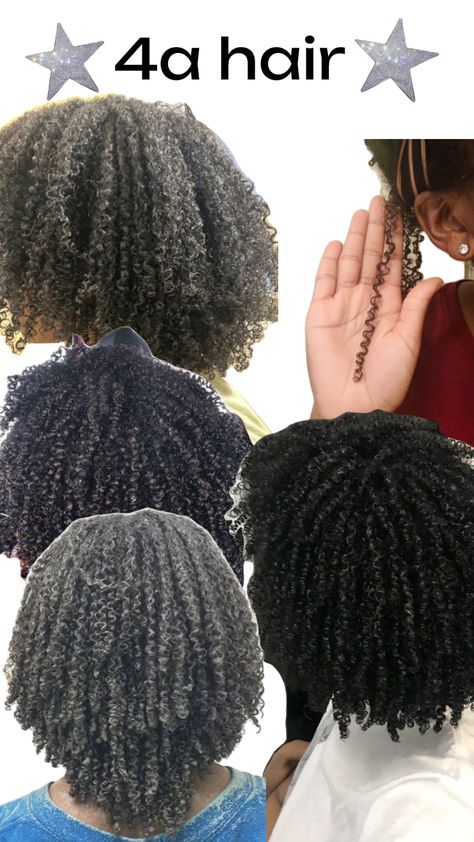 4a hair, 4a hair type, hair, hair types, curly hair types, curly hair, coily hair, coily hair types, type 4 hair, 4a, black girl, black girl magic #4a #4ahair #hair #hairtypes #type4 #type4hair #curls #blackgirl #blackgirlmagic #coils #coily hair Black Hair Types Texture, 4b Natural Hair Shrinkage, Long 4 A Hair, Thick Type 4 Hair, 4b Curls Hairstyles, Defined 4b Hair, Curl Defining Products Natural Hair 4c, 4c Hair Define Curls, 4c Curls Definition