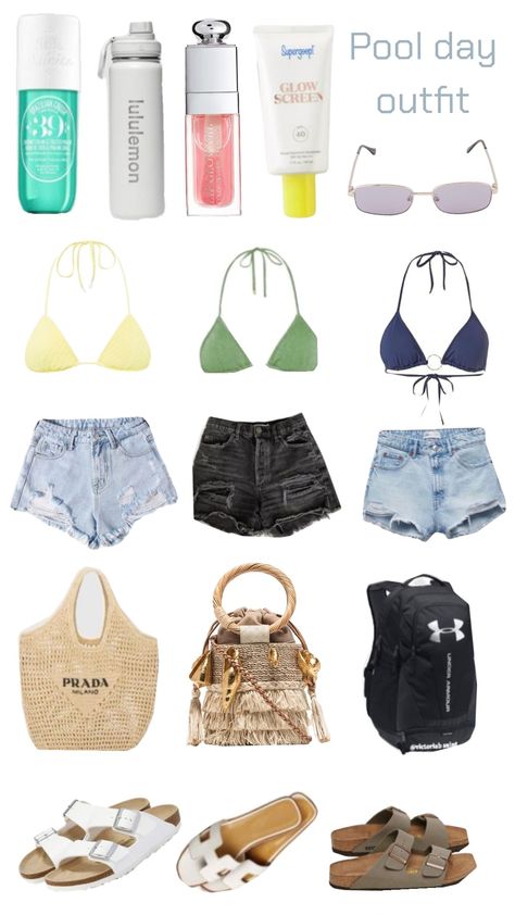 #poolday #beachday #outfit #outfitinspo #outfitinspiration #remix Outfit Ideas For Bahamas, Water Day Outfit, Water Park Outfit, Park Outfit, Day Outfit Ideas, Water Day, Pool Days, Outfit Look, Aesthetic Aesthetic