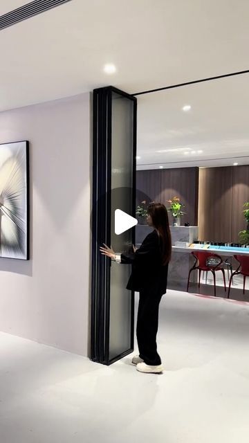 Folding Door Partition, Aluminum Sliding Door, Indoor Sliding Doors, Door Partition, Folding Partition, Partition Door, Folding Door, Sliding Door Systems, Partition Design