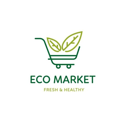 Supermarket logo template theme | Free Vector #Freepik #freevector #logo #business #design #template Market Logo Design, Food Company Logo, Supermarket Logo, Logo Business Design, Herbal Logo, Fresh Logo Design, Organic Food Logo, Market Logo, Fresh Logo