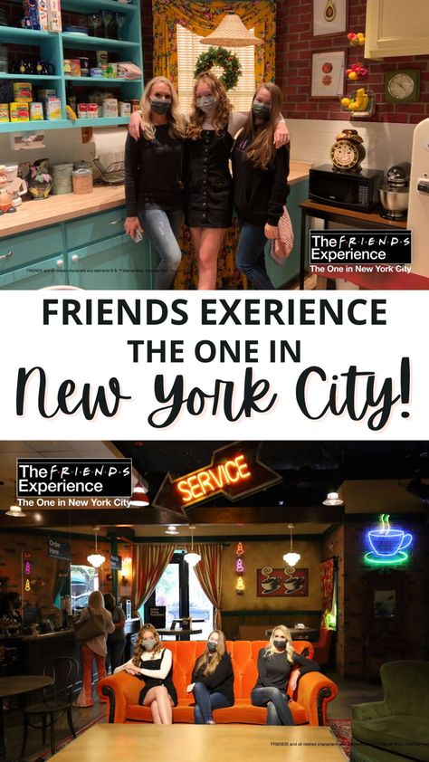 FRIENDS EXPERIENCE NYC Friends New York Locations, Friends New York Aesthetic Tv Show, Friends Experience Outfits, The Friends Experience, Friends Experience Nyc, Birthday In Nyc, Friends New York, New York Friends, Joey Rachel