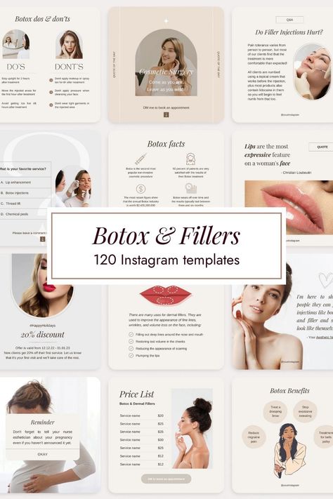 Medical Spa Social Media, Botox Posts For Instagram, Injector Quotes, Botox Quotes, Filler Instagram, Cosmetic Nurse, Botox And Fillers, Aesthetic Nurse, Instagram Story Ads